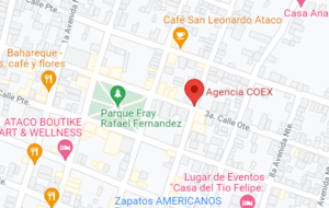 Mapa Agencia COEX Ahuachapán