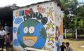 La creatividad podía ser vista en cada pared del Centro Escolar Pinalón, y así, transmitir alegría a los niños en formación educativa.